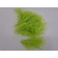Veren marabou groot lime green +/-10gr