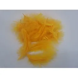 Plumes de marabou orange +/-45gr