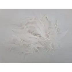 Veren marabou groot wit +/-10gr