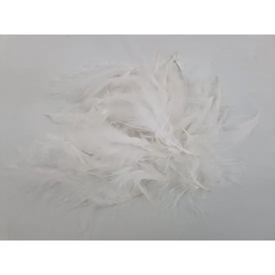 Veren marabou groot wit +/-45gr