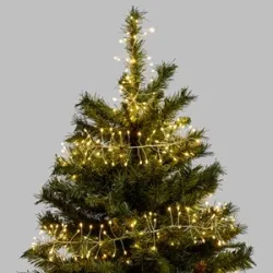 Guirlande indoor/outdoor fil string 600l/600cm led blanc avec powerbank (cable charge pas inclus)