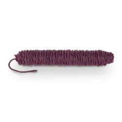 Cordelette de laine +/-55m aubergine