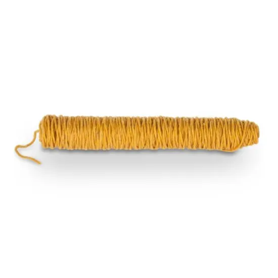 Wool wick thread +/-55m yellow