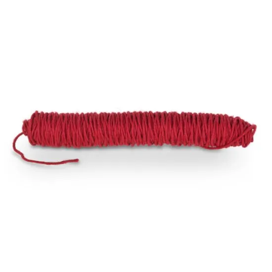Wool wick thread +/-55m red