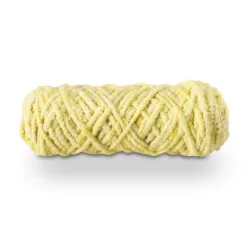 Corde de laine mirabell +/-25cm jaune clair