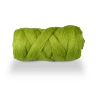 Wool ribbon +/-10m moss green