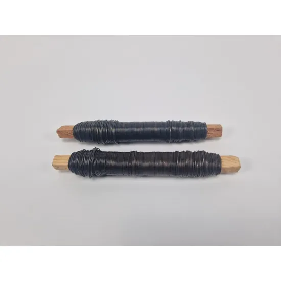 Binding wire blue annealed on wooden peg 0.60mm 45m 100gr 2pcs