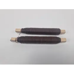 Binding wire brown lacquered on wooden peg 0.70mm 33m 100gr 10pcs