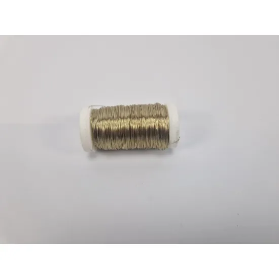 Binding wire gold on spool 0.30mm 100gr