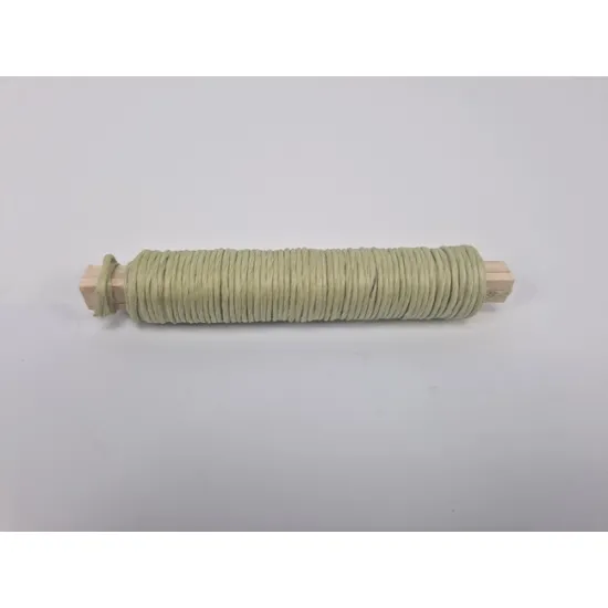 Wikkeldraad papier mosgroen op stok 0,80mm 22m