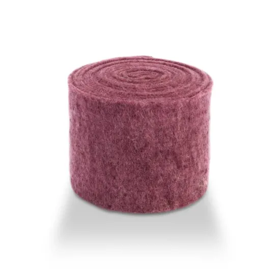 Wol vilt 15cm +/-5m aubergine