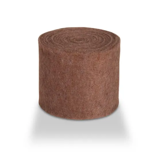 Laine feutre 15cm +/-5m marron