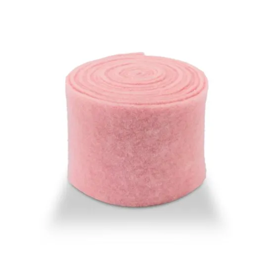 Wol vilt 15cm +/-5m roos
