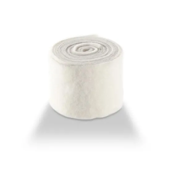 Wol vilt 15cm +/-5m wit