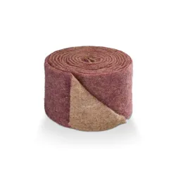 Wool felt vintage 7.5cm +/-5m aubergine