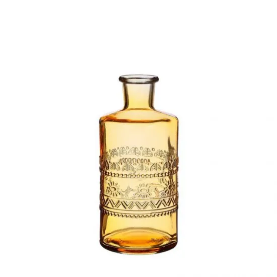 Bottle porto ocre  d7.5 h15.8 12pcs