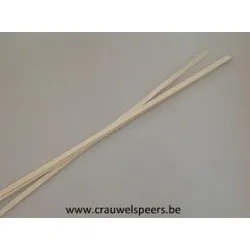 Wood strips white wash 80/2cm +/-500gr