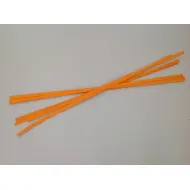 Wood strips 80/2cm orange (apricot) +/-500gr