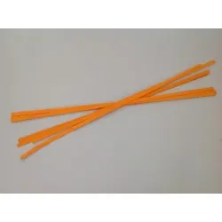 Wood strips 80/2cm orange (apricot) +/-500gr