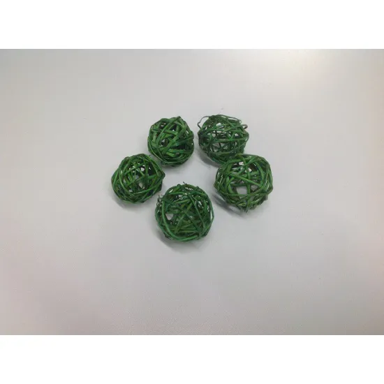 Lata bal (branch bal) 4cm appelgroen (donker) 50st