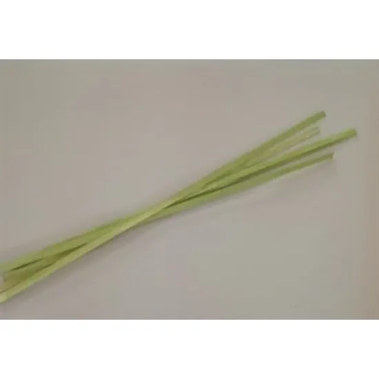 Wood strips soft green 80/2cm +/-500gr