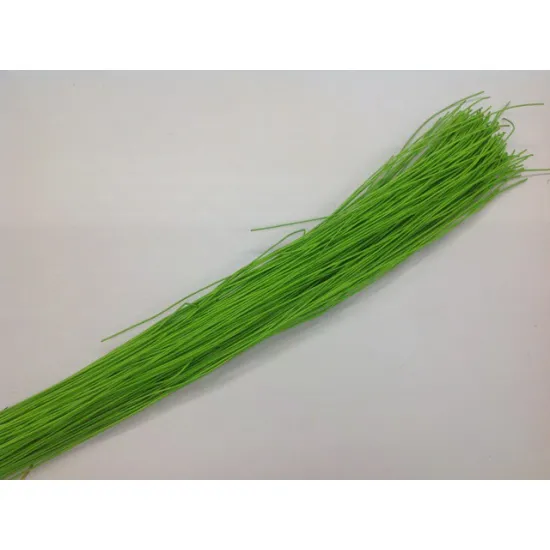 Wicker long 77cm lime green +/-200gr