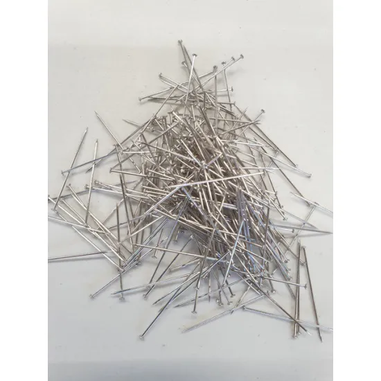 Shop window pins 32mm nickel plated +/-500gr