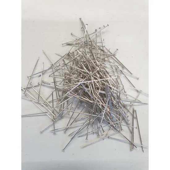 Shop window pins 51mm nickel plated +/-500gr