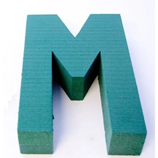 Oasis foam frame letter m 31cm