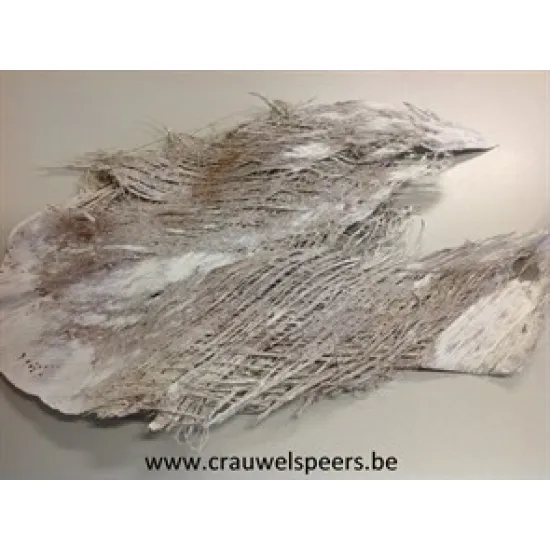 Fibre de palmier (palm bakla) white wash 250gr