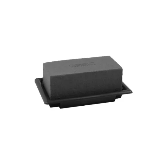 Oasis black table deco mini 13x9cm 1pc