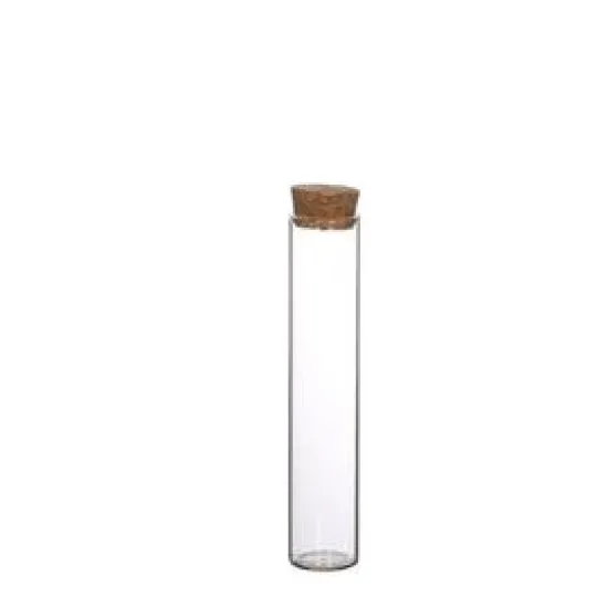 Cylinder with cork d3 h15cm 6pcs