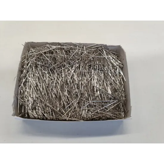 Shop window pins 51mm nickel plated +/-500gr