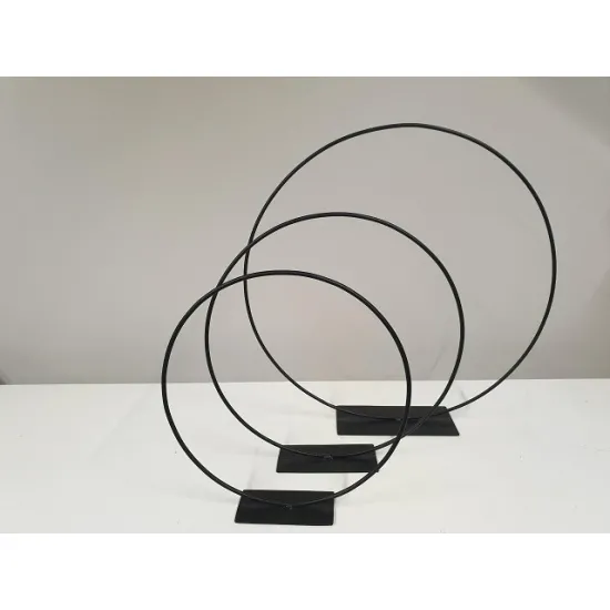 Frame ring on base 30cm black