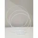 Frame bracelet sur socle 40cm blanc