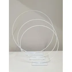 Frame bracelet sur socle 30cm blanc