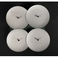 Support pour bougie 70mm argent 4pcs