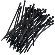 Collier de serrage 150x2,5mm noir 100pcs