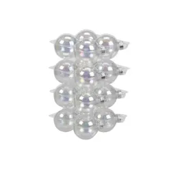 Boule de noel 57mm transparant 12pcs