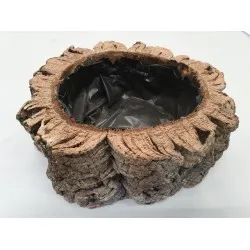 Pot chêne-liège d30 h11cm