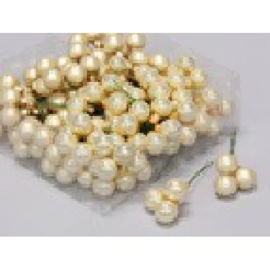 Christmas spheres 20mm champagne combi 144pcs