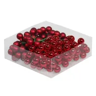 Boule de noel 20mm red combi 144pcs