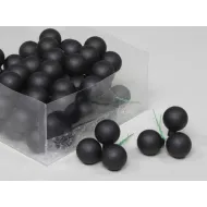 Boule de noel 30mm black combi 72pcs