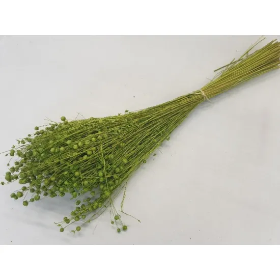Linum (vlas) lime green +/-100gr