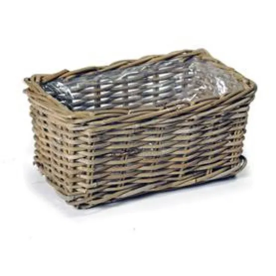 Basket cane lana 40x23x20cm