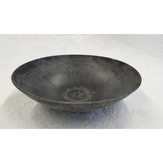 Coupe en plastique boule 28cm gris