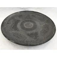 Coupe en plastique ronde 45cm gris