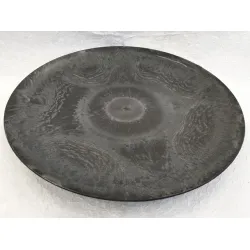 Coupe en plastique ronde 45cm gris