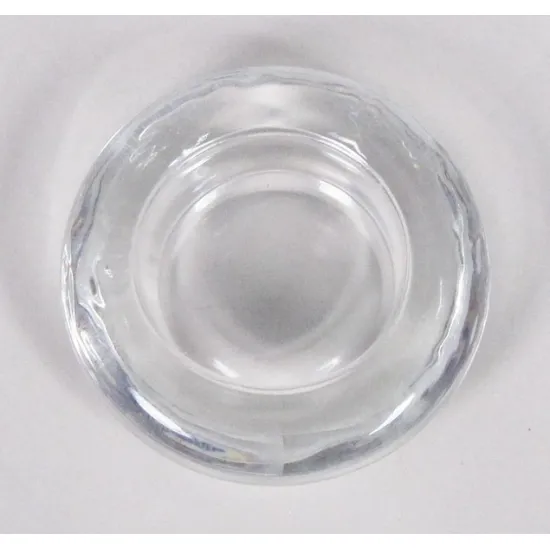 Tea light glass waxine round d6.7 h2.5cm