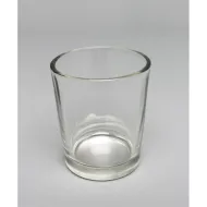 Verre pour chauffe plat transparant d5.5cm h6.5cm